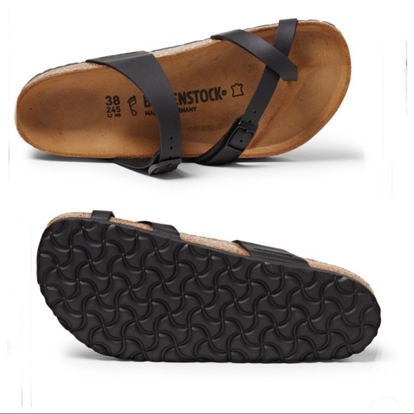 NWT Birkenstock Mayari Birko-Flor Sandals in Black - Picture 6 of 14
